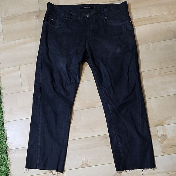 J.Lindeberg Men's Black Straight Jeans - Picture 2 of 10